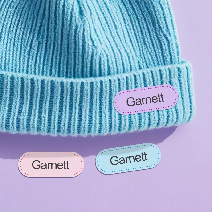 Personalized Sewing Labels for Clothes, School Uniforms, and Clothing,Sewable and ironable,for Jackets, Hats, Backpacks, Jeans view 3