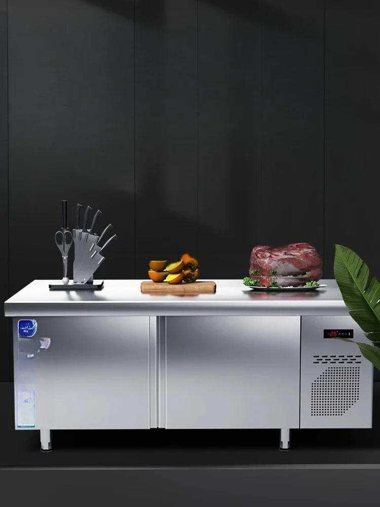 

Refrigerated workbench Commercial freezer Freezer stainless steel console