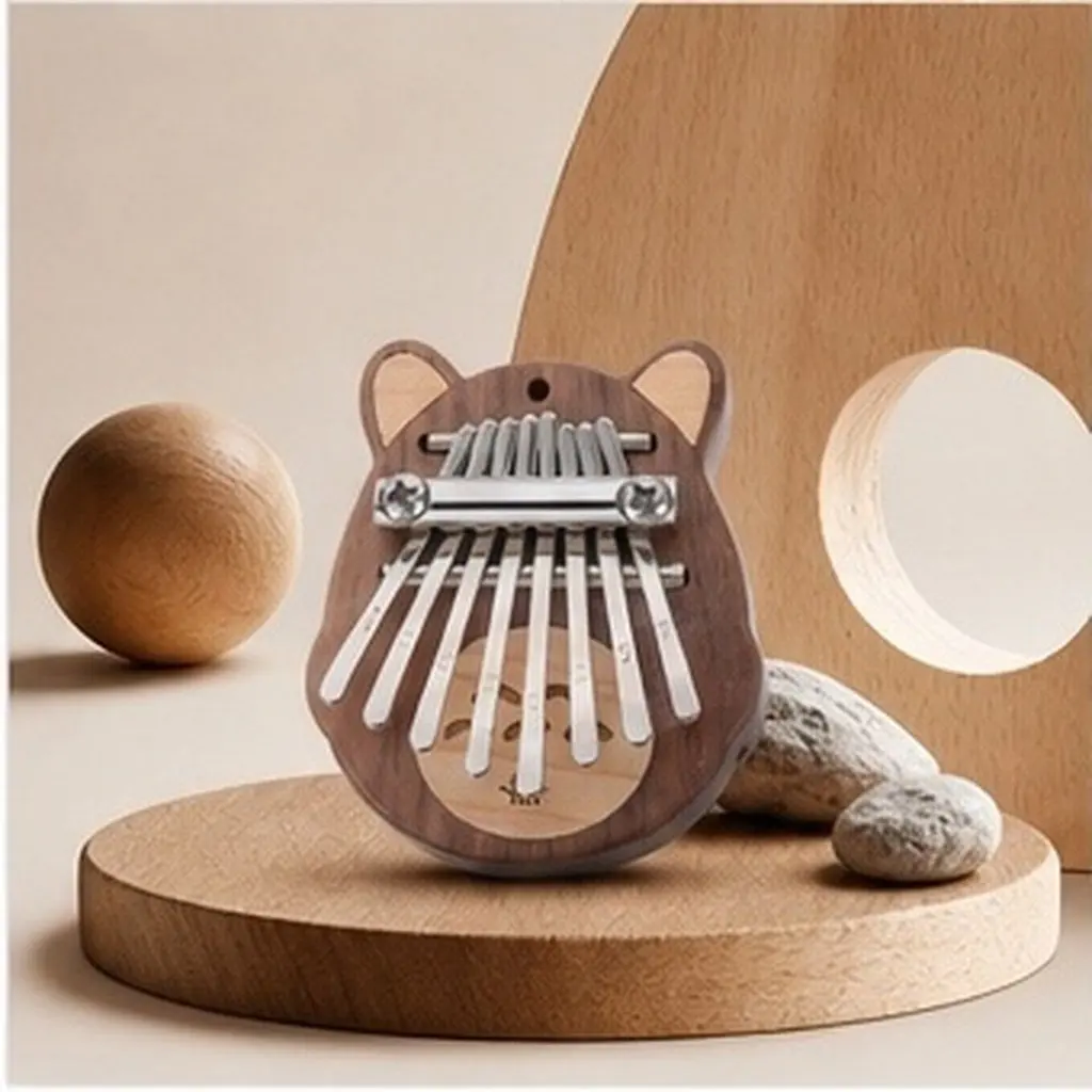 1 set Piano Instrument Thumb Kalimba Finger Portable Halloween Christmas New Year Living Room Decoration Home Decorations Mini