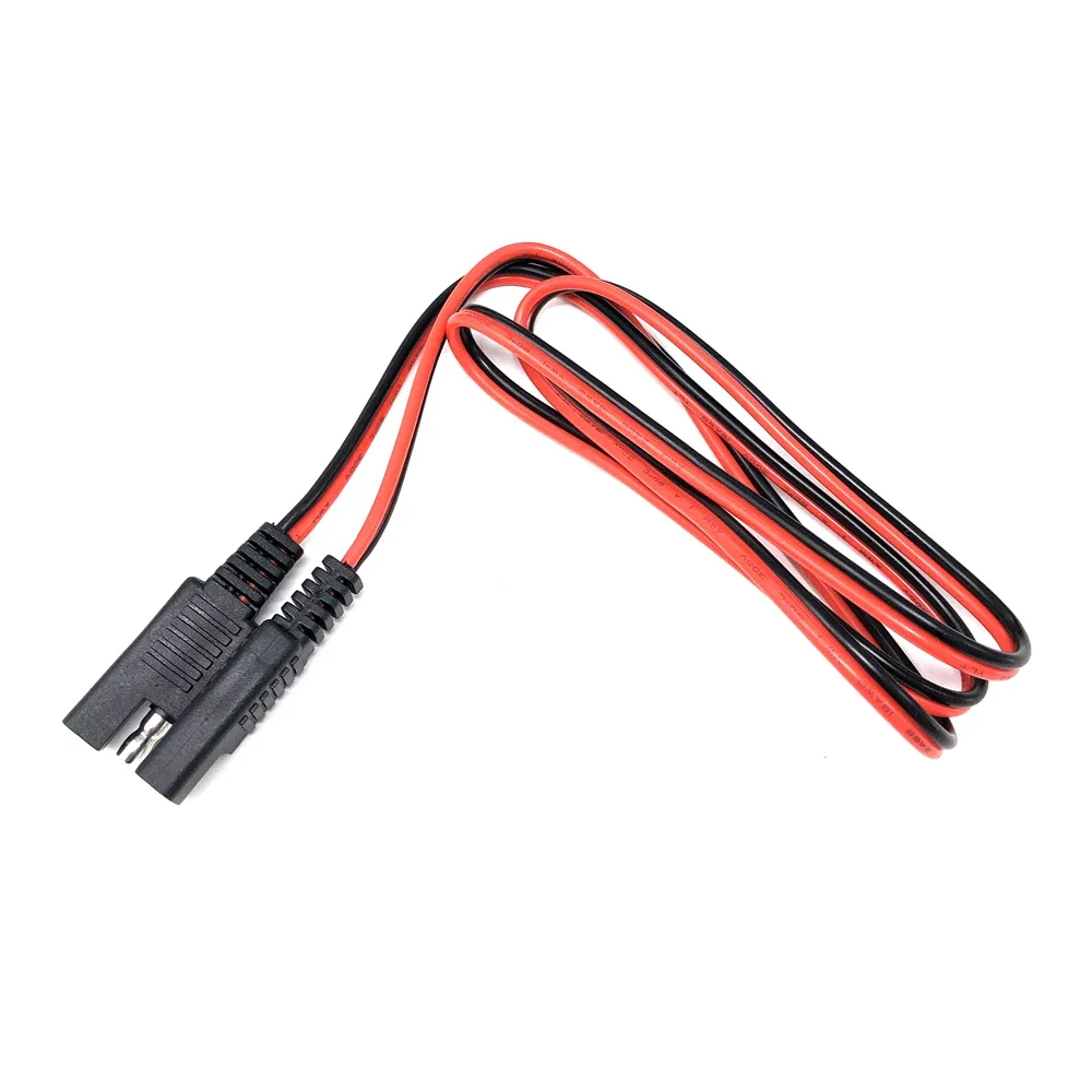 1PCS 18AWG SAE to SAE Extension Cable Quick Disconnect Wire Harness SAE Connector 100CM