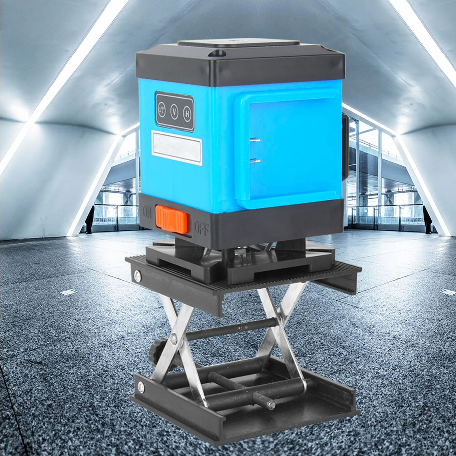 Plastikowa płyta i wspornik metalowy Platforma podnosząca Stojak na poziomie / laboratoryjne 90 x 90 mm