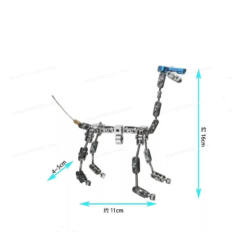High-Quality Stainless Steel Dog Armature - For Stop Motion Animation