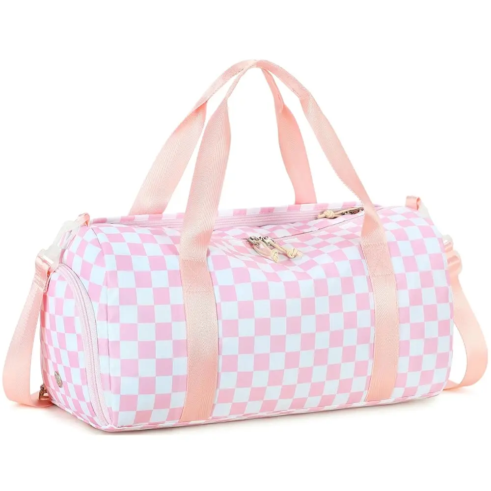 

Free ShippingDuffle Bag Girls Kids Cute Dance Bag with Shoes Compartment Gym Bag with Wet Pocket Sports Overnight Travel Bag (Pi