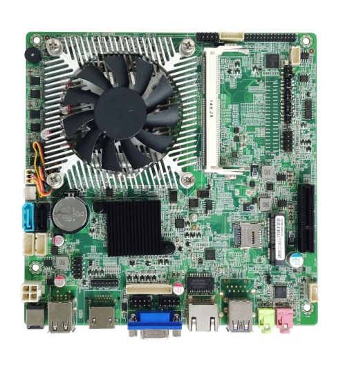 2026 ELSKY QM8000 Barebone Desktop Mainboard 4th Generation Discrete CPU and Graphics Card PCIE X4 2*HDMI Outputs