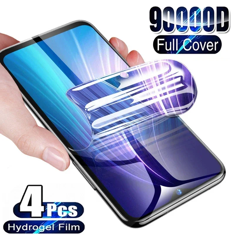 

4Pcs Hydrogel Film Screen Protector For Huawei P30 P20 P40 P50 Pro For Huawei P30 P40 P50 Mate 30 20 40 60 Lite Full Cover Film