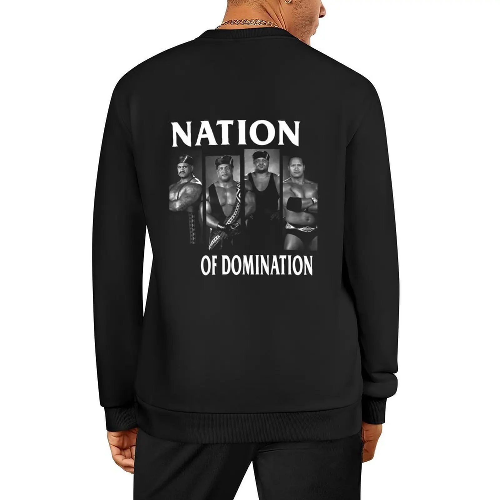 

Nation Of Domination - Black Flag Parody Pullover autumn clothes mens clothes korean style clothes new sweatshirts