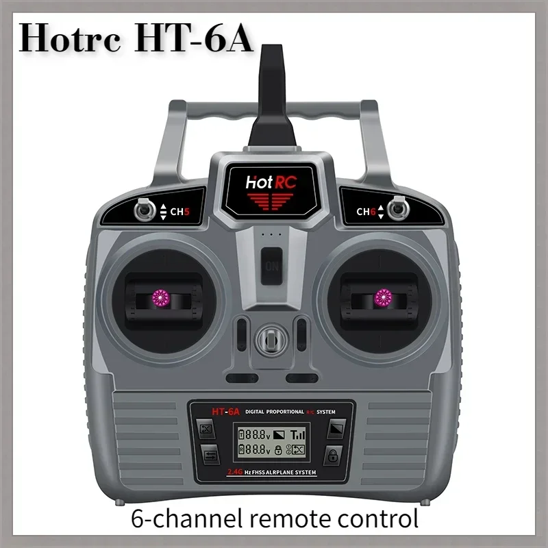 Hotrc-HT-6A Controle Remoto, 6 6 Canal Receptor Modelo, Aviões de Asa Fixa, Veículo, Barco, Bidirecional, Voltagem Retorno