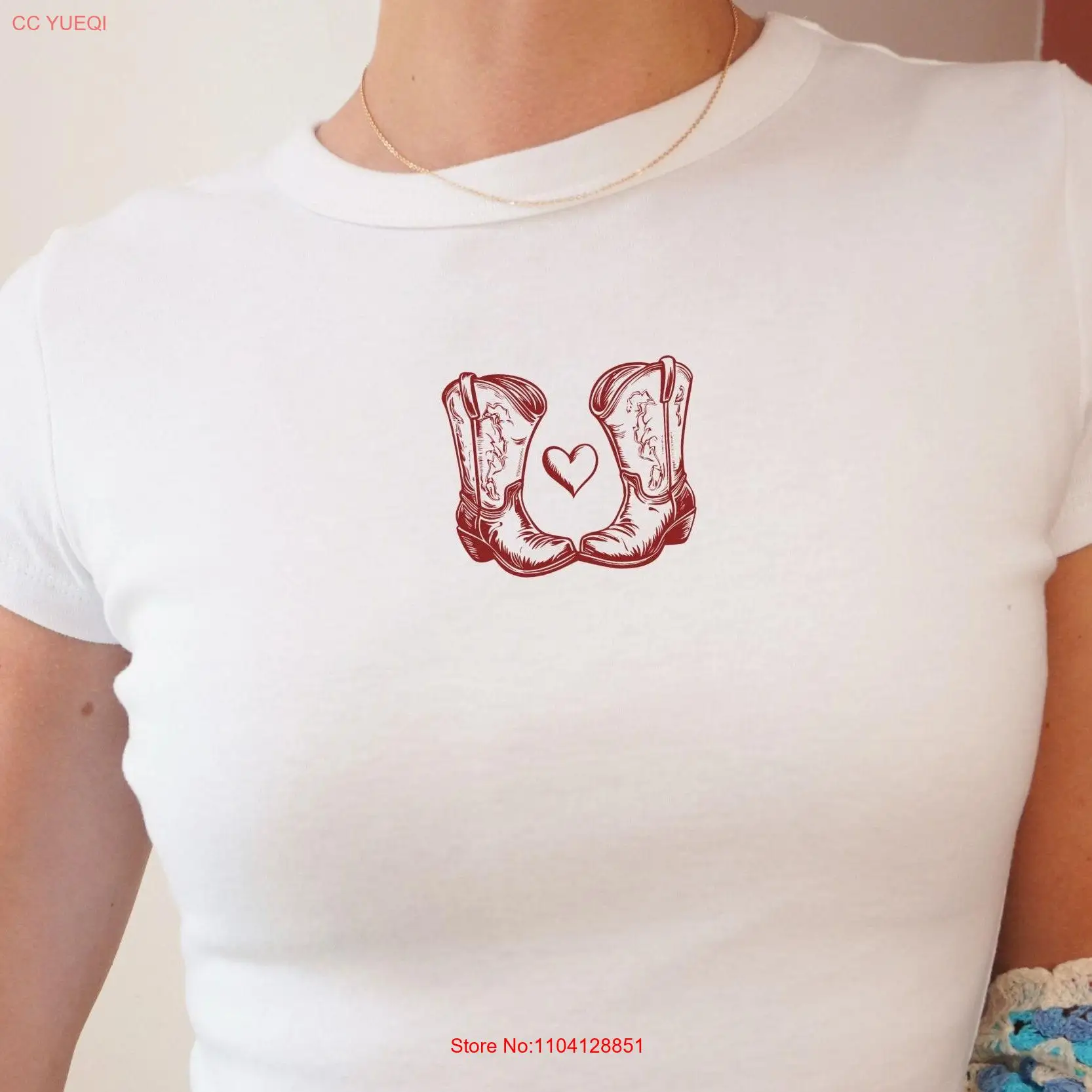 

Ковбойские сапоги Детская футболка Western Cowgirl Y2k Aesthetic Pinterest Модная рубашка с длинными или короткими рукавами