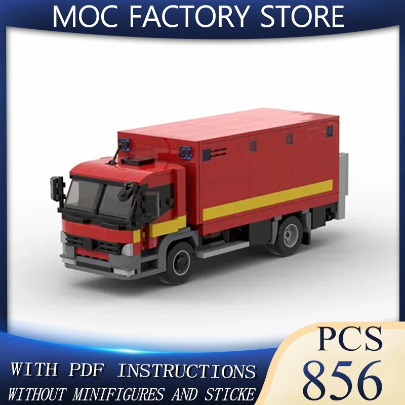 

London Fire Brigade Car Series Moc Building Blocks OSU Model Technology Brick Brand-name Vehicle DIY Toy For Gifts