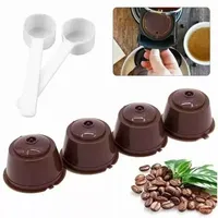 1/3pcs Refillable Coffee Capsules Filter Cup Compatible Taste Adapter Reusable Nescafe Dolce Gusto Machine Pod Compatible Kit