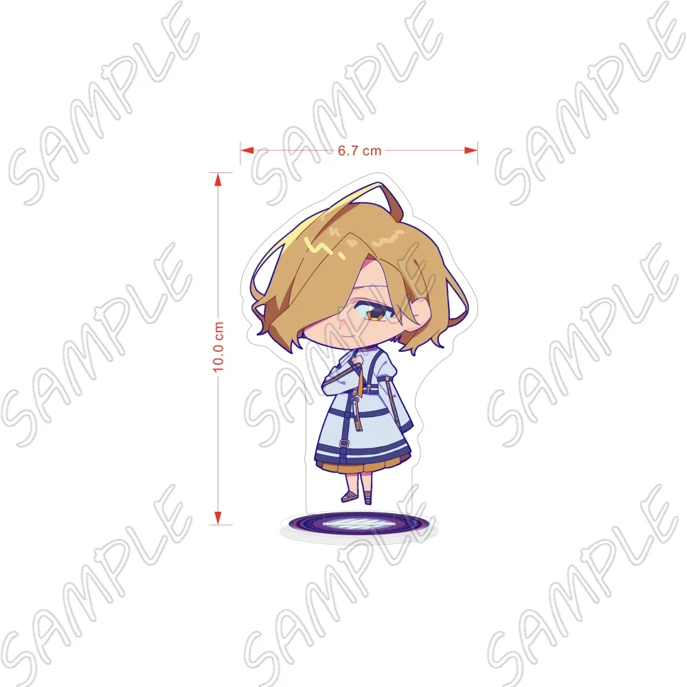 Music Anime MILGRAM Acrylic Stand Keychain 10CM Chibi Mikoto Kayano Muu Kusunoki Haruka Sakurai Desktop Ornament Fan Collectible