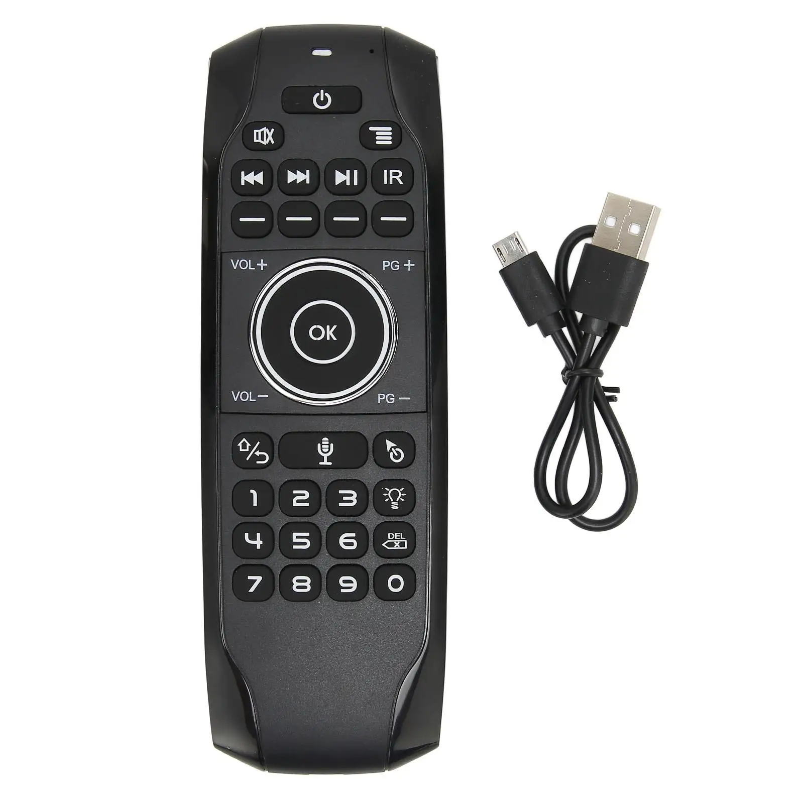 Backlit Wireless 2.4G Remote Control Replacement - Dual-Sided Voice Remote for home Devices