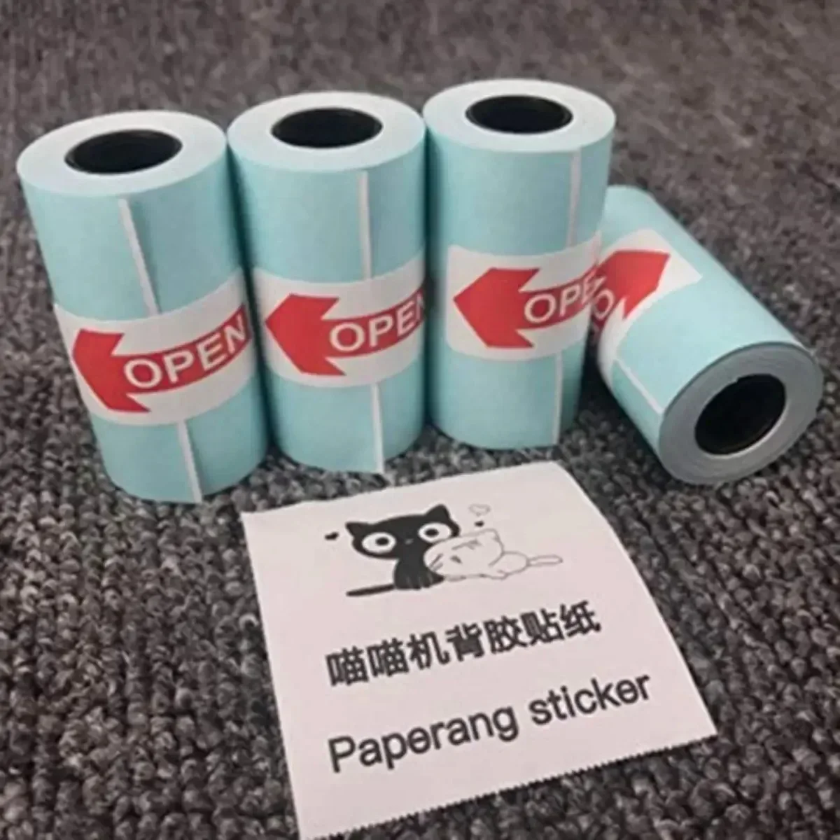 Thermal Paper Stickers 57mm Roll For Mini Portable Printer Color Sticker Label Receipt Photo Paper Safe Free BPA Smooth Printing