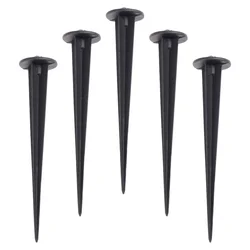 Ground Spike Aluminum Plug Stakes Spikes Lights Replacement Spotlight Accessories Garden Outdoor Staples Reinforced Solar