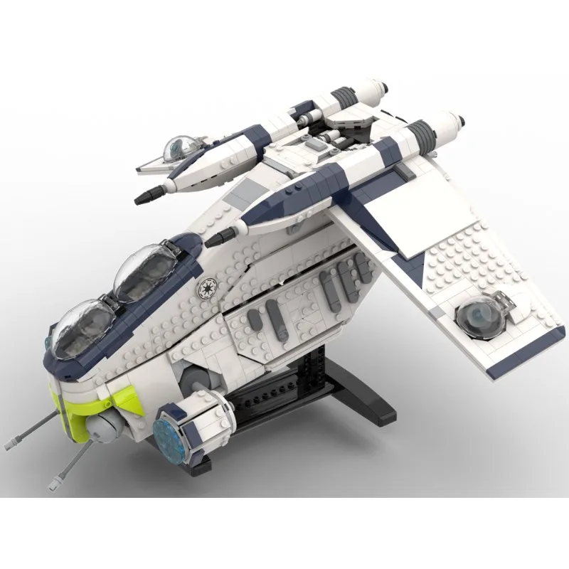 1978PCS MOC Star Battle Large Dual‑engine Assault Transport Air‑support Warplane Model Building Blocks DIY Assembly Gifts Adults