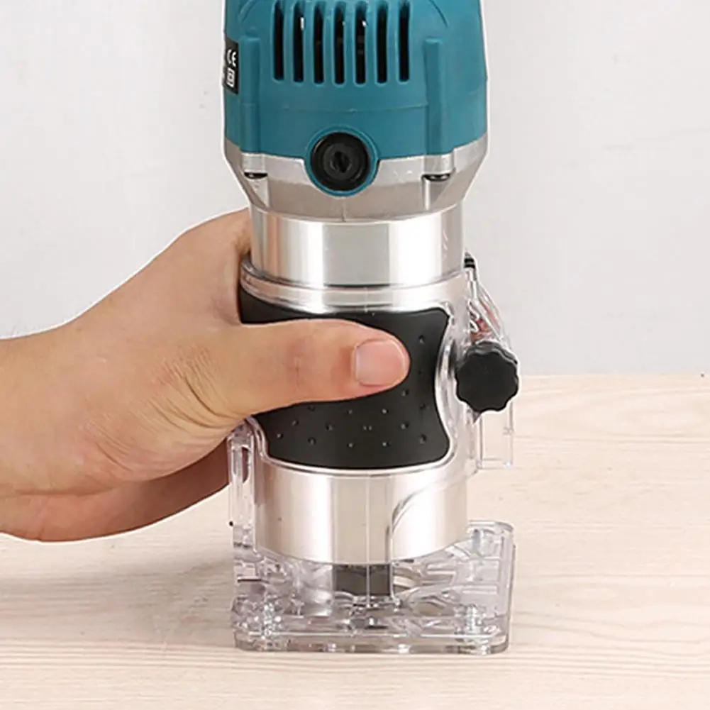 3700 Edge Trimming Machine Transparent Base Protective Wood Router Circle Milling Machines Slotting Cover Base Tools Engrav K6Z7