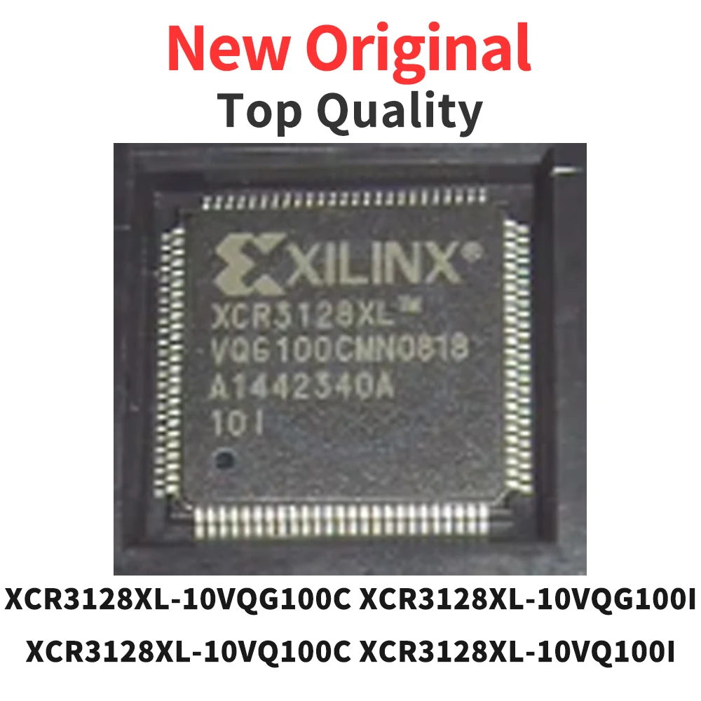 

(1 Piece) XCR3128XL-10VQG100C XCR3128XL-10VQG100I XCR3128XL-10VQ100C XCR3128XL-10VQ100I XCR3128XL VQG100 QFP100 Progammable Chip