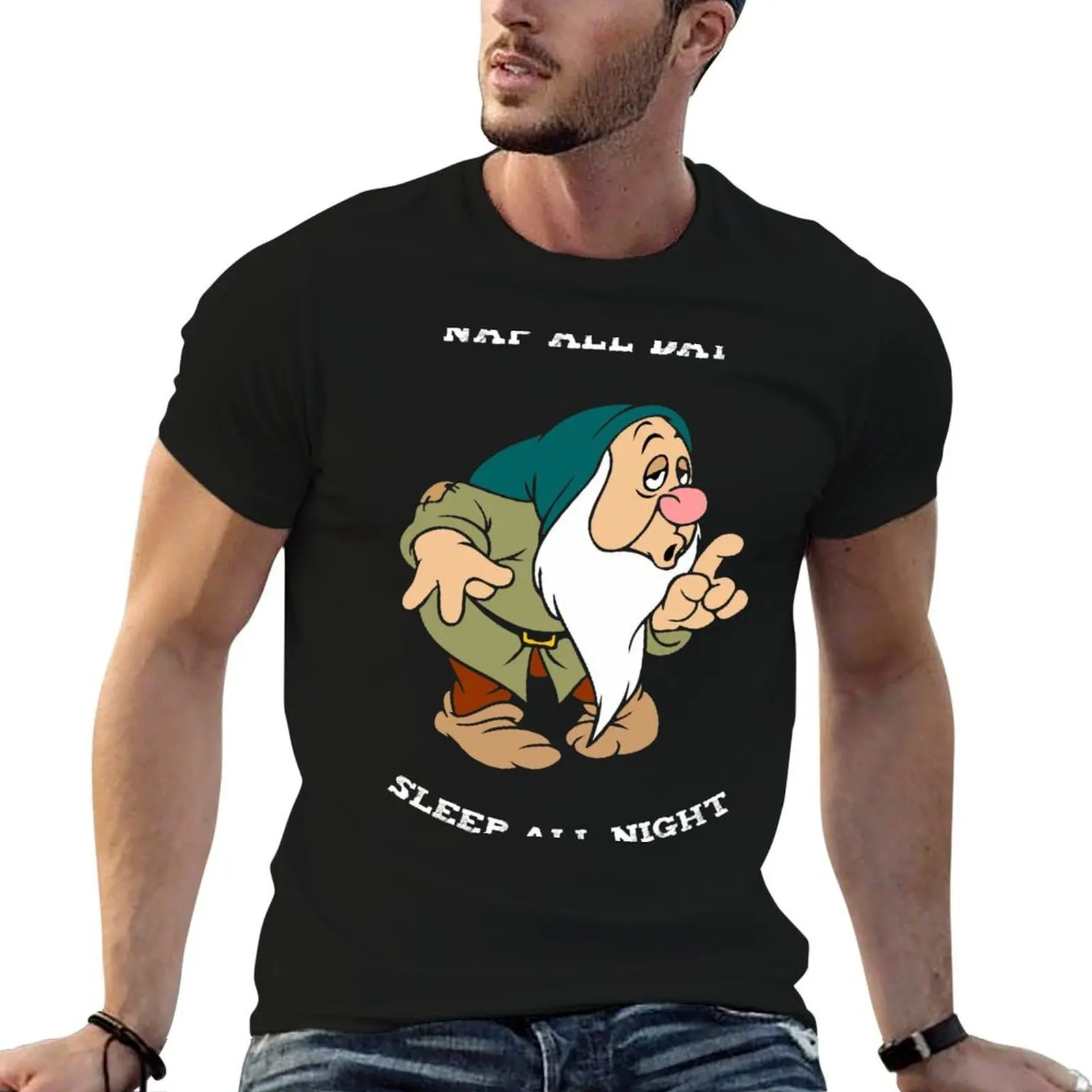 

Nap All Day Sleep All Night T-Shirt t shirts for man cotton funny t shirt man plain cotton t shirt pack T-shirt