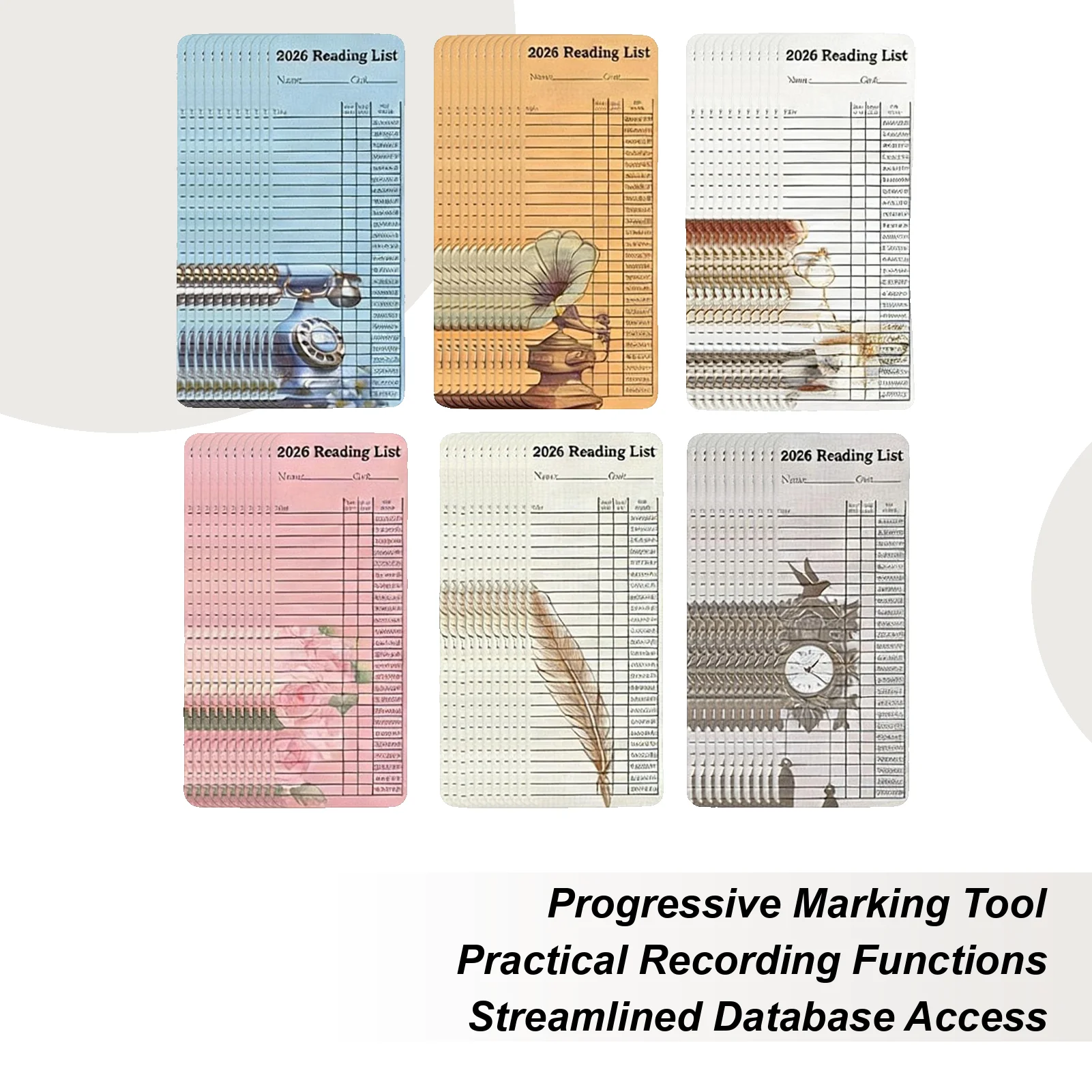 

Закладки для чтения, 60 шт., маркеры страниц, аксессуары для библиотеки, карточки для персональных библиотек, для книголюбов, студентов, учителей