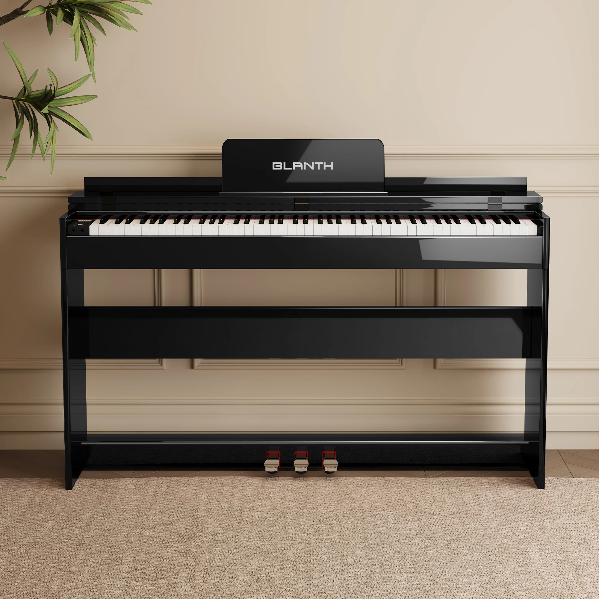 88-Key Weighted Digital Piano Professional Electronic Keyboard Full Electric Piano Instrument For Beginners Adults Study