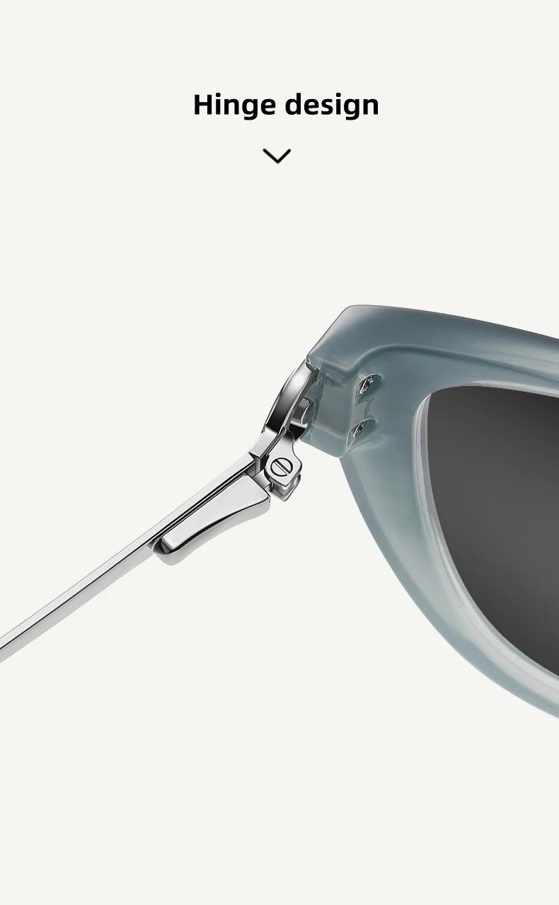 LOERHUNAR Hohe Qualität Luxus Marke Design Cat Eye Myopie Sonnenbrille frauen Anti UV400 Mode Straße Fotografie Sonnenbrille – Detail 7