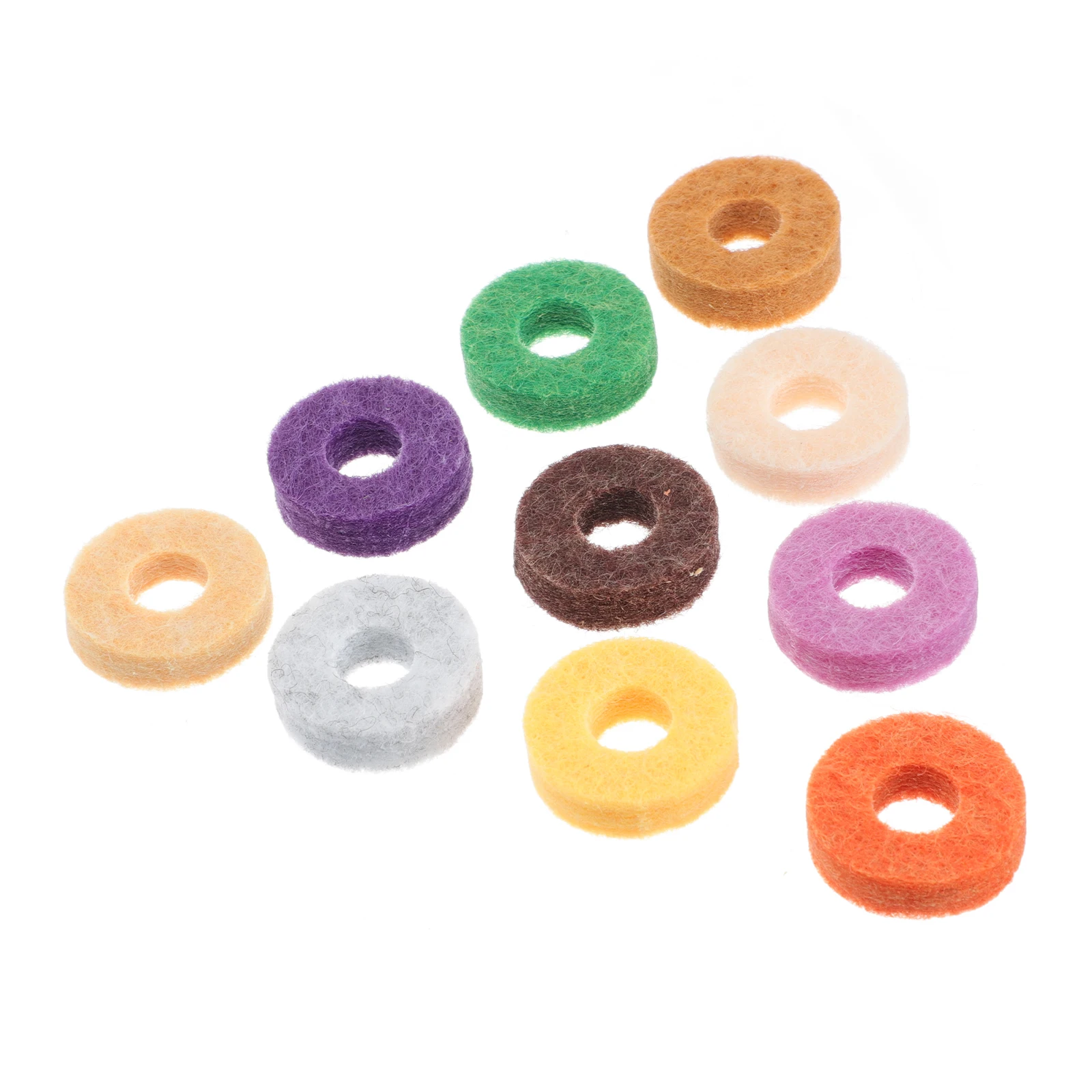 

Colorful Cymbal Hair Pad Protective Felt Ring Protector Pads Mat Drum Cushion Fittings Accessories Has