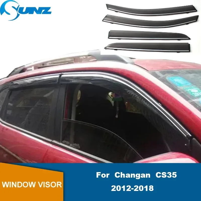 

Side Window Deflector For Changan CS35 2012 2013 2014 2015 2016 2017 2018 Weather Shield Car Windshield Window Visor