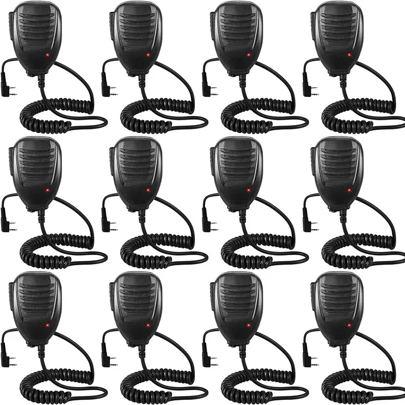 

Rishenke-bf-888s, uv-82, uv-82, bf-888s, Radio accessories, waterproof, uv3r mic for Walkie Talkie, for Baofeng Kenwood, 12PCs