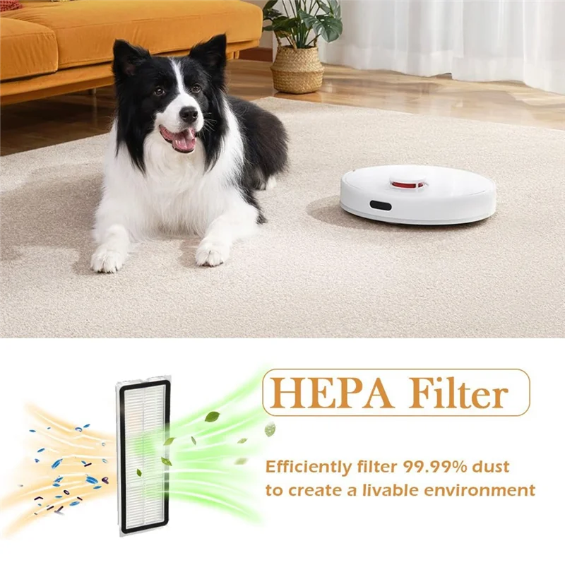 ABRG-untuk Dreame L10S Ultra/ L10 Ultra/ L10S Pro untuk Xiaomi X10 Plus Sikat Sisi Utama Filter Hepa Bantalan Pel Bagian Kantong Debu