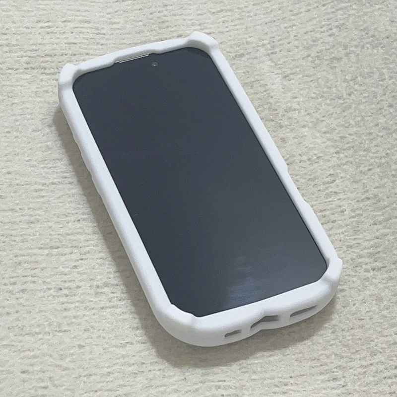 Funda de teléfono de silicona suave blanca con bonito oso 3D para iPhone 11, 12, 13, 14, 15 16 Pro Max, funda trasera de dibujos animados Kawaii