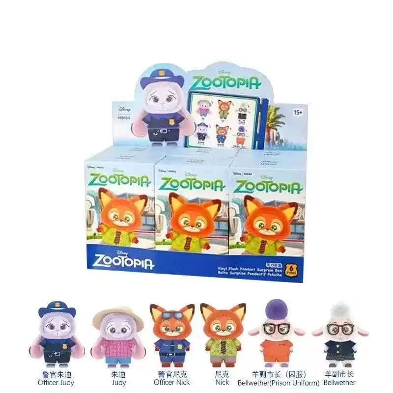 

Горячая новинка: Виниловая коллекционная фигурка Disney Zootopia в закрытой упаковке — милые плюшевые игрушки-подвески с персонажами мультфильмов, загадочный подарок-сюрприз для фанатов