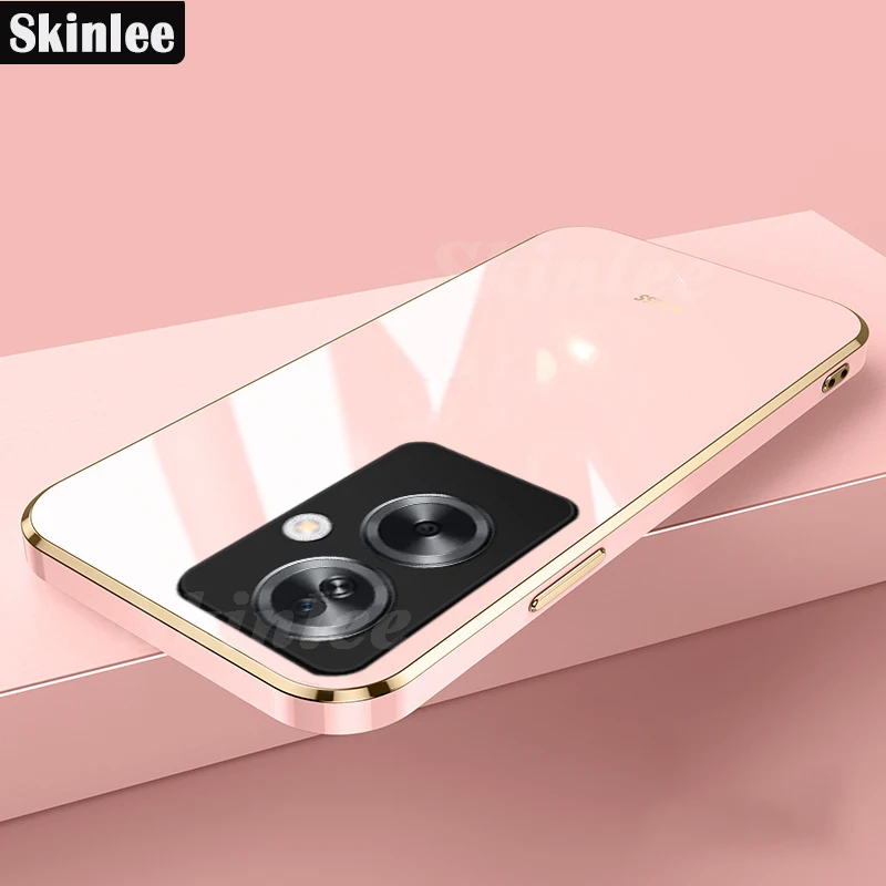 Skinlee For OnePlus Nord N30 SE 5G Case Solid Color Square Plating Frame Soft Cover For Oneplus Nord N30 N20 SE Back Coque