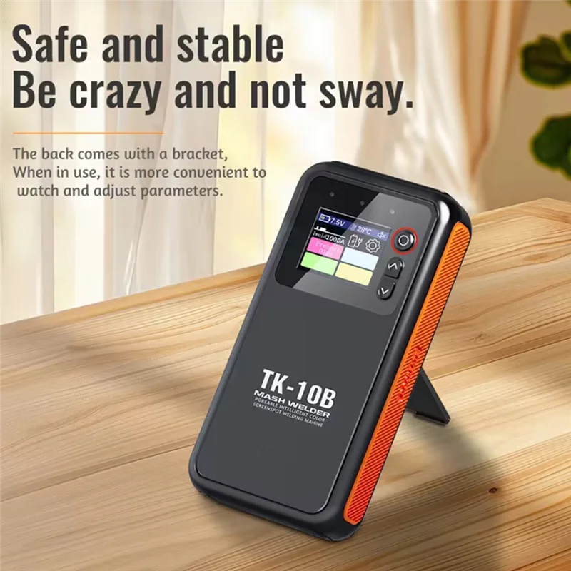 CQMF-TK-10B Portable Professional Handheld Spot Portable Spot Welder Color Display Welding DIY Mini Welding Machine