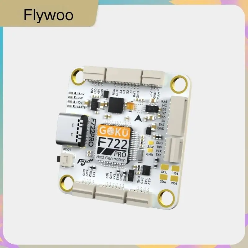 

Flywoo GOKU F722 PRO V2 30x30 Flight Controller Plug-and-Play with 16MB Black Box for FPV Racing Freestyle Drone
