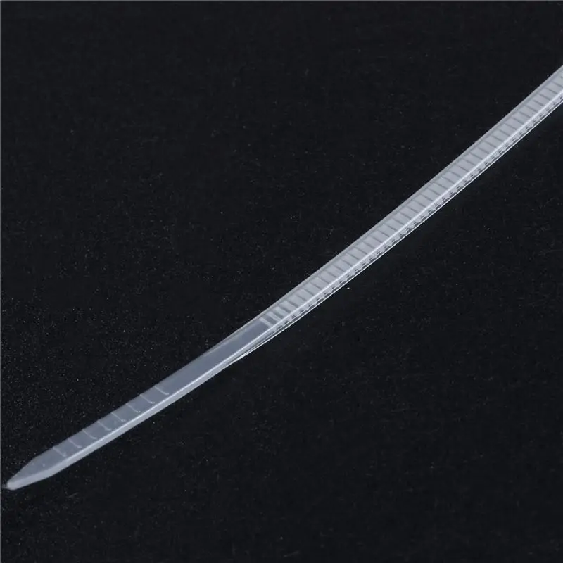 AT21-500Pcs Nylon Cable Tie Label Self-Locking Network Zipper Trim Wrap Ring Line Label