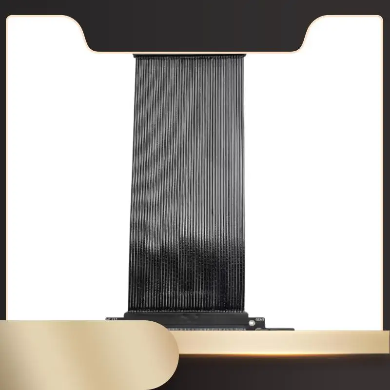 

Подъемный кабель PCIE 5.0 X16 90 ° Прямоугольный Gen5 64 ГБ/S для аксессуаров для видеокарты графического процессора 20 см-N36R