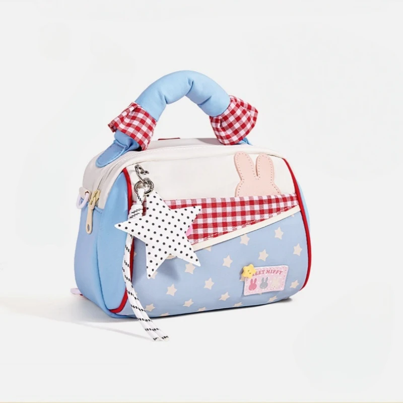 

Miffy Handheld Shoulder Bag 22.5*9.5*17.5cm Kawaii Backpack Miffy Series High Quality Bag