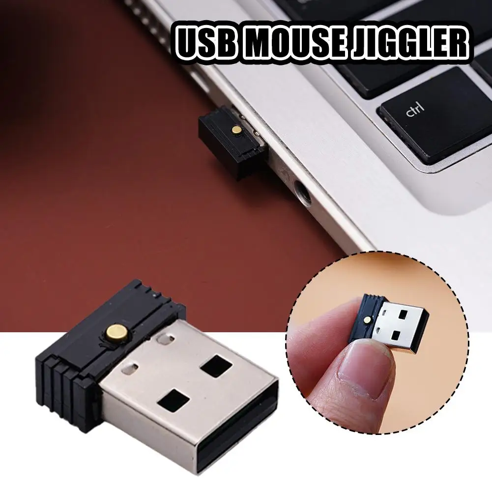 Ratón Jiggler USB Shaker ratón indetectable simular ratones sin controlador mantiene la computadora PC portátil despierto ratón inteligente Slent Mover