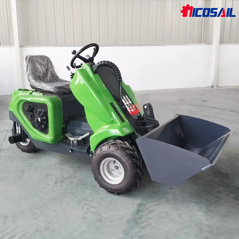

Customized CE EPA Compliant Mini Skid Steerloader Free Shipping 3-Wheel Wheel Mini Wheel Loader for Sale Featuring Engine Motor