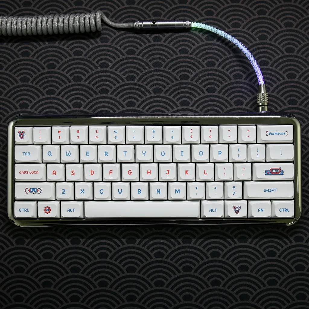 121 Keys/set Keycap NERD 122 Mechanical Keyboard Buttons Profile XDA Thick PBT Key Cap GH60 XD64 GK64 68 84 87 96 104 108