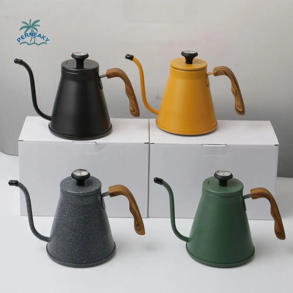 Therye.com-Bouilloire à col de cygne anti-chaleur, bouilloire à main légère, théière de cuisine durable, bouilloire antirouille, bonne qualité