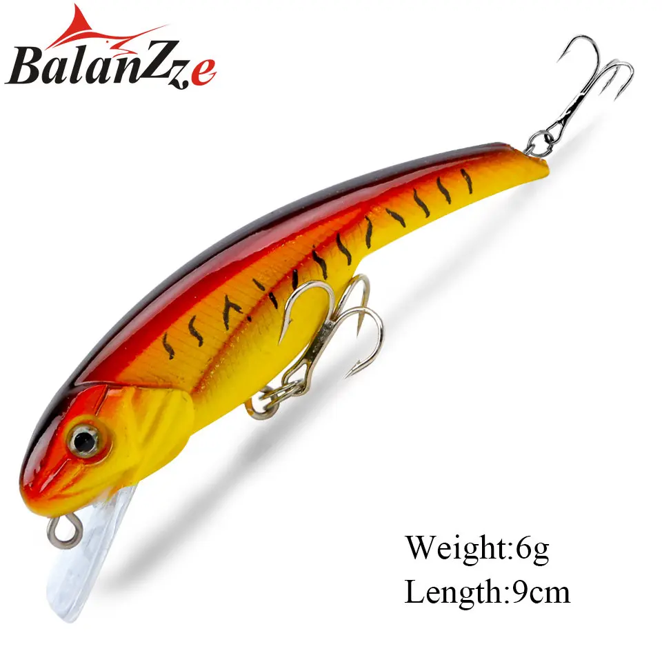 Balanzze 12CM 7.5G Dive 1.5M Super Weight System Long Casting Sp Minnow New Model Fishing Lures Hard Bait Quality Wobblers