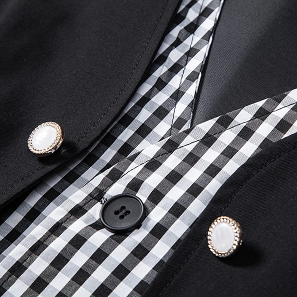 Fashion Business Vests Men's Suit Waistcoat Suitable For Casual Outing Regular Length Garment V Neck Sleeveless