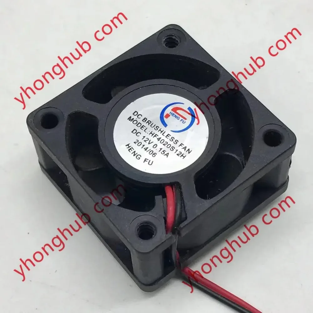 

Вентилятор охлаждения HENG FU HF4020S12H DC 12V 0.15A 40x40x20мм, 2-проводной