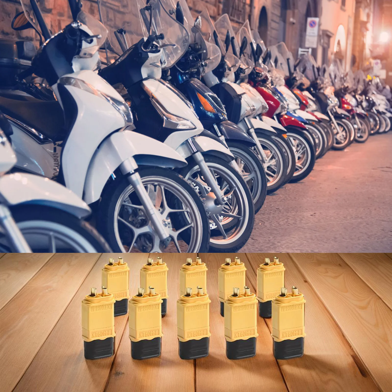 

Для высокопроизводительных настройков Желтые разъемы для радиоуправляемых батарей Соединение «папа-мама» Расширенные функции безопасности