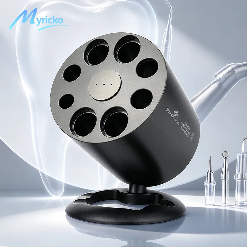 Stainless Steel 8-Hole Dental Resin Warmer 40/50/70℃ Temperature Control Dental Composite Resin Heating Device