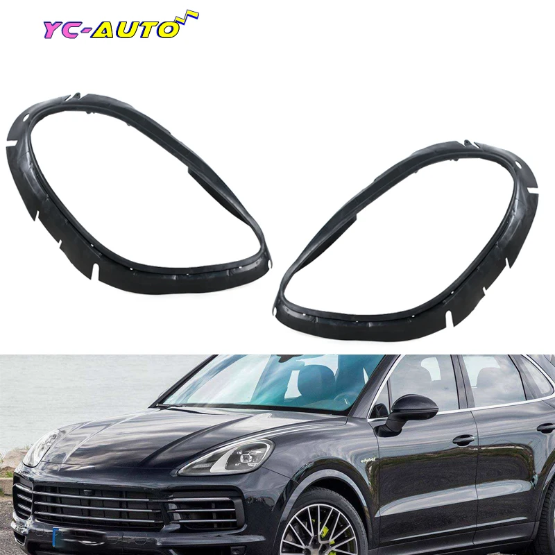 

For Porsche Macan 2019 2020 2021 Headlight Rubber Decorative Strip Sealing Ring Waterproof Gasket Lampshade Washer Accessories