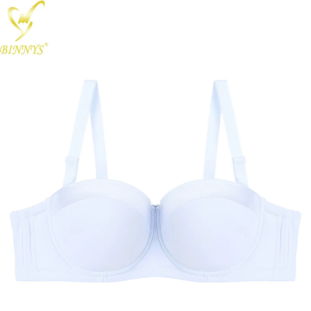 BINNYS Bra for Women 38c Strapless C Cup Without Straps Half Cup  Sexy Underwear Silicone High Quality Lingerie Ladies Bra