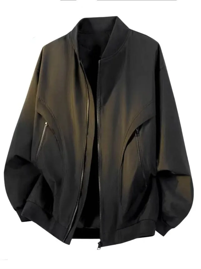 

TUCANO 2025 New Faionable Windproof Jaet Flng Suit American Sle Men's Casual Loose Fit Polyester Fiber Long Sve