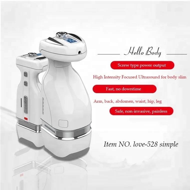 

Slimming Machine Mini Wrinkle Removal Body Slimming Maquina Ultrasound Body Lifting Liposonix Spa Beauty Equipment